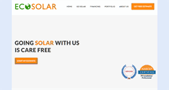 Desktop Screenshot of eco-solar-solutions.com